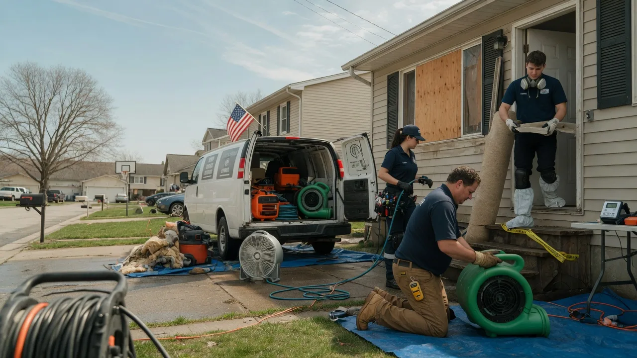 Water Damage Restoration in Dundee, IA near me